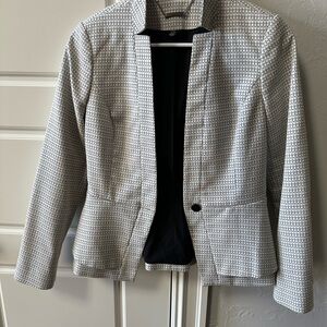 White House Black Market Patterned Blazer